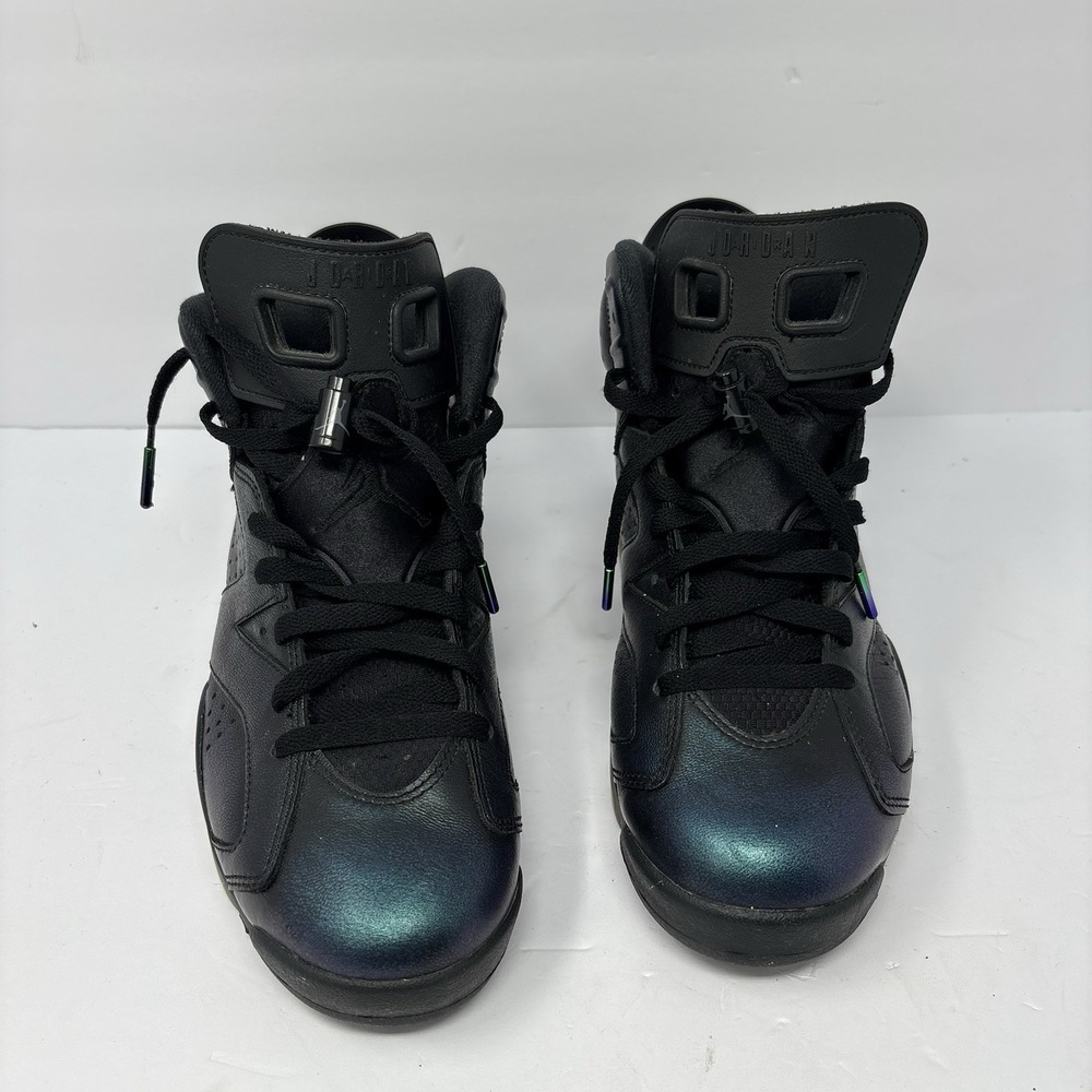 Air Jordan 6 Retro All Star Chameleon Black Iridescent 907961-015 Size 10